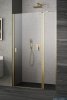 Radaway Nes Dwj II Brushed Gold drzwi wnękowe 110cm prawe szczotkowane złoto 10036110-99-01R